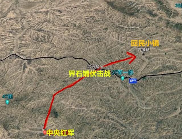 地图详解红军万里长征最后一程，会师陕北，三军过后尽开颜