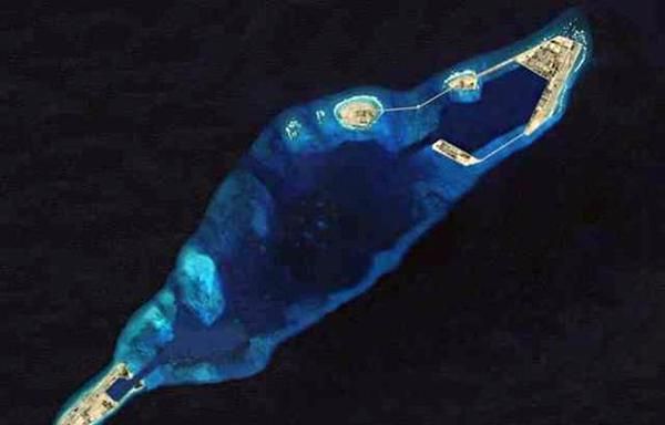 南沙至今仍有众多无人岛礁，能不能填个上百平方公里的大岛试试图10