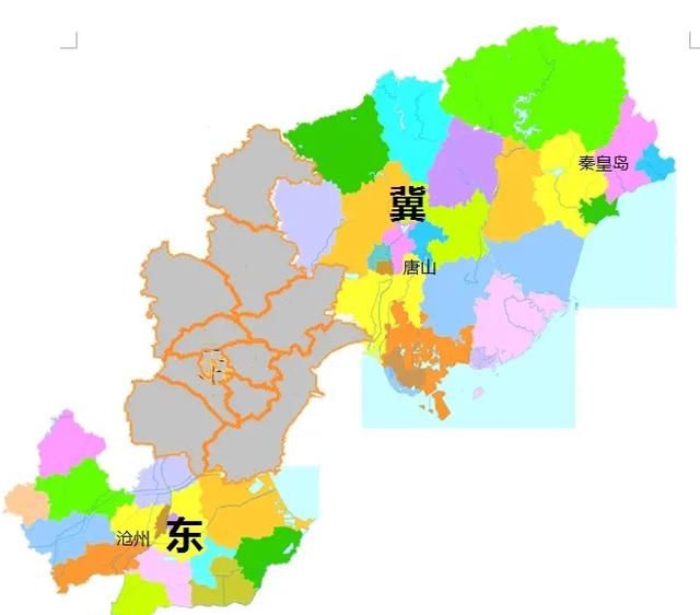 河北省冀北,冀南,冀东,冀中是如何划分的图2