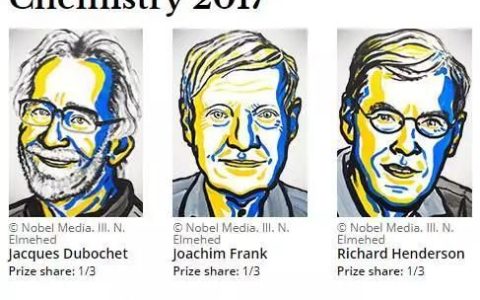 2017年诺贝尔化学奖得主及其成果